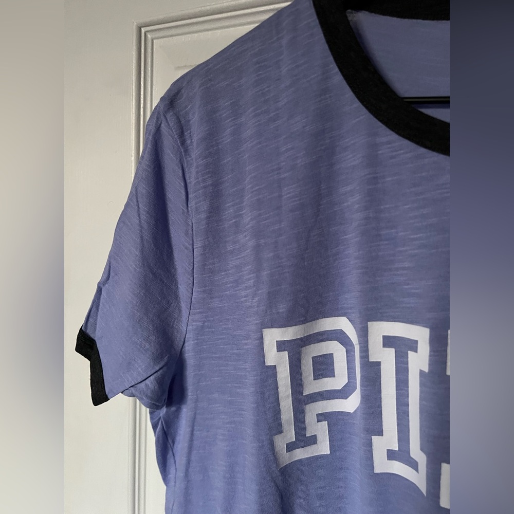 VS PINK Lavender Baseball Tee